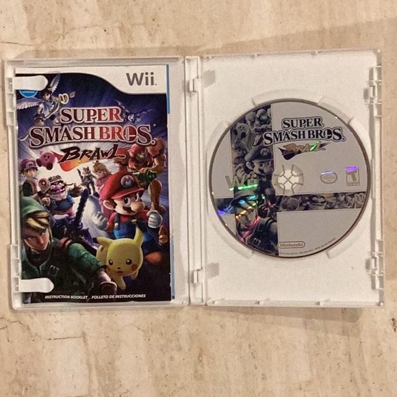 Super Smash Bros Brawl Nintendo Wii Game Complete Mario Pikachu Zelda Kirby - Picture 3 of 5
